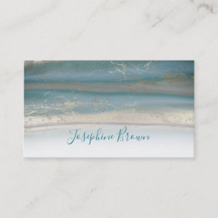 agate stone texture business card