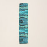 Agate Teal Blue Gold Glitter Aqua Turquoise Scarf<br><div class="desc">Scarf with Agate Teal Blue Gold Glitter Marble Aqua Turquoise Geode Customisable Gift - or Add Your Name / Text - Make Your Special Scarves Gift ! Resize and move or remove / add text / elements with Customisation tool ! Design by MIGNED ! Please see my other projects /...</div>