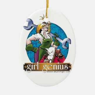 Agatha Hetrodyne - Girl Genius Ceramic Tree Decoration