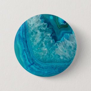 agathe, agate, precious stone, gem, gemme, stone 6 cm round badge