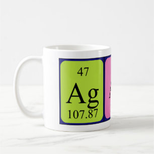 Agathe periodic table name mug