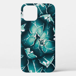 agave cactus, abstract nature background, top vi iPhone 12 case