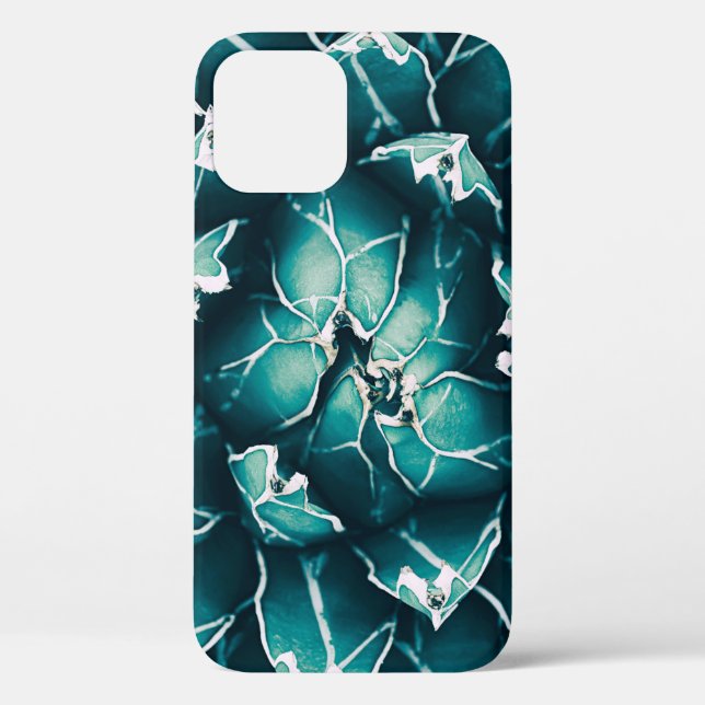 agave cactus,  abstract nature background,  top vi Case-Mate iPhone case (Back)