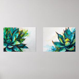 Agave Desert Paintings Art Plants