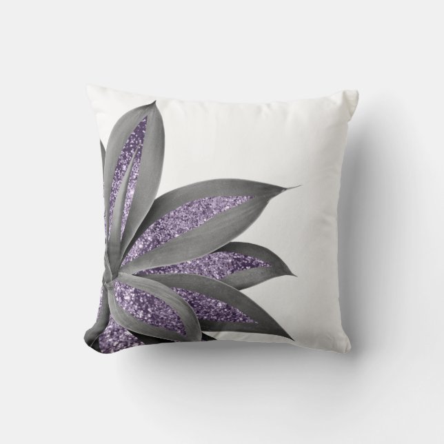 Agave Finesse Glitter Glam #11 (Faux Glitter) #art Cushion (Front)