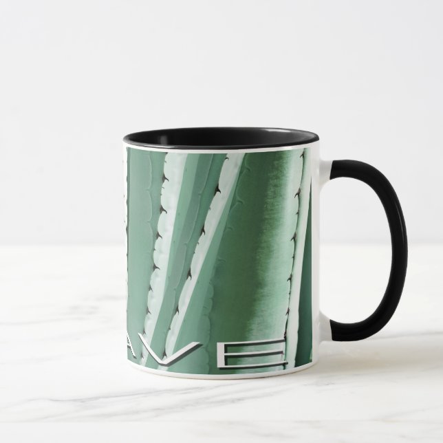 AGAVE Mug, unique Agave tequilana design Mug (Right)