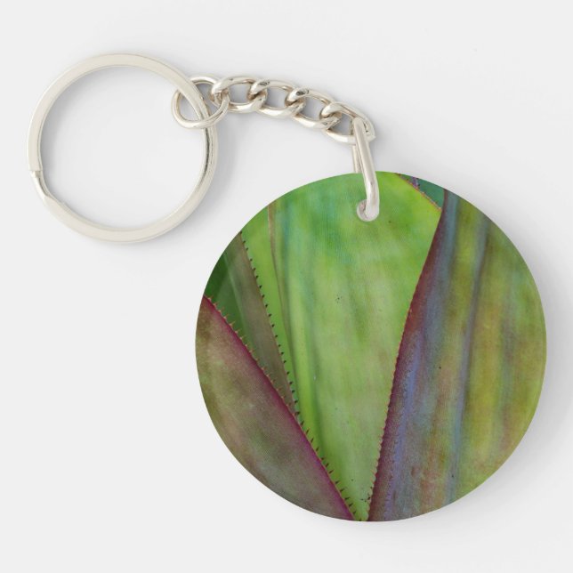 Agave Plant Detail Key Ring (Front)