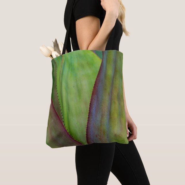 Agave Plant Detail Tote Bag (Close Up)