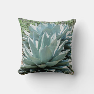 Agave Succulent Plant Cactus Green sage Throw Pil Cushion