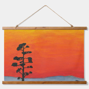 Agave Sunset Hanging Tapestry