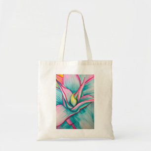 Agave watercolor succulent fine art tote bag