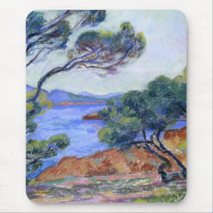 Agay, landscape painting by Armand Guillaumin Mouse Mat