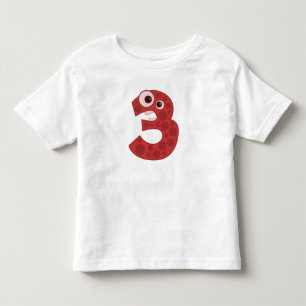 AGE 3 THREE FUNNY JERSEY T-SHIRT