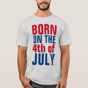 age 50. 4th of july birthday t-shirts