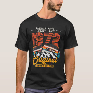 Age 50 Best Of 1972 Cassette Limited Edition 50Th T-Shirt