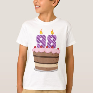Age 98 on Birthday Cake T-Shirt