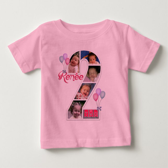 Age and photo number Tshirts (Front)