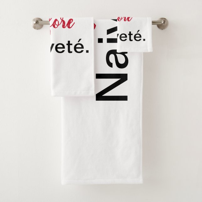Age Before Naivete Bath Towel Set (Insitu)