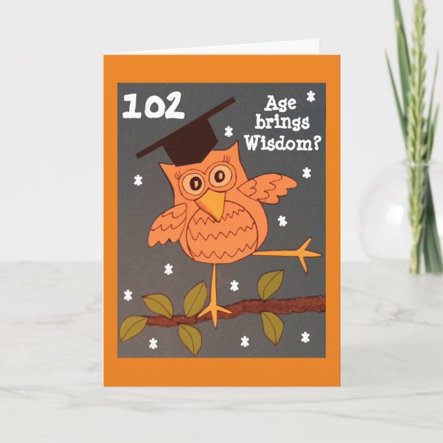 Age brings Wisdom card (Front)