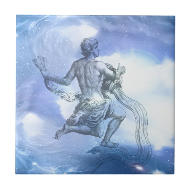 Age of Aquarius Zodiac Tile (Front)