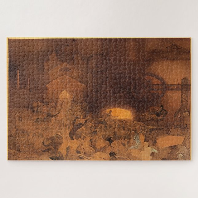 Age of Reason by Mucha  Jigsaw Puzzle (Horizontal)