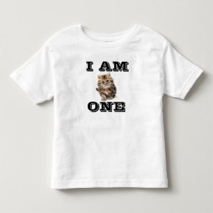 AGE ONE (1) CAT KITTEN KIDS T-SHIRTS