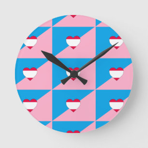 AGE PLAY PRIDE FLAG ROUND CLOCK