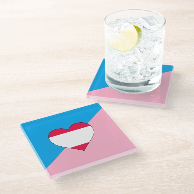 Age Play Pride Glass Coaster (Angled)