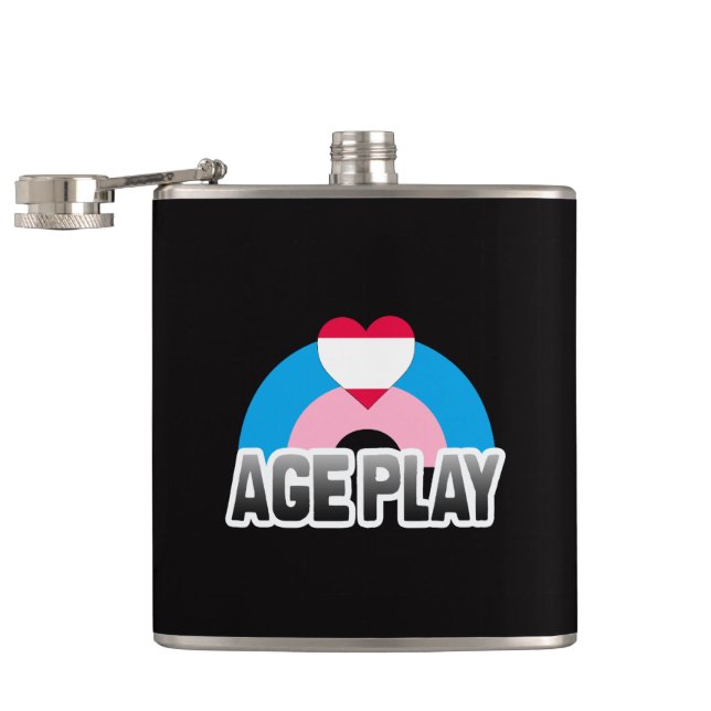 Age Play Pride Hip Flask (Opened)