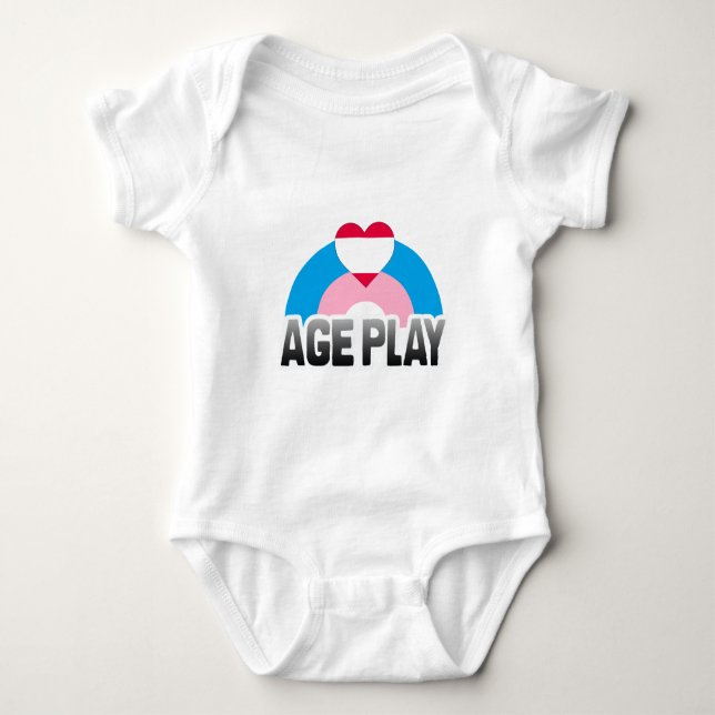 AGE PLAY RAINBOW BABY BODYSUIT (Front)