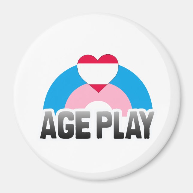 AGE PLAY RAINBOW MAGNET (Front)