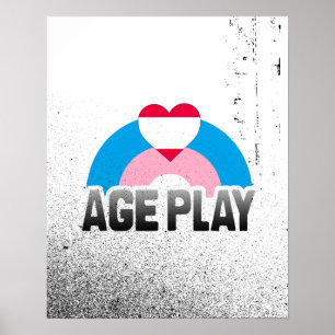 AGE PLAY RAINBOW POSTER