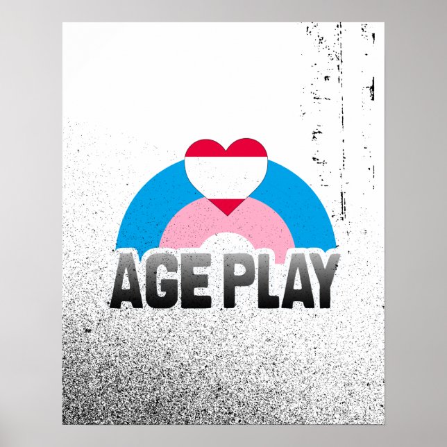 AGE PLAY RAINBOW POSTER (Front)