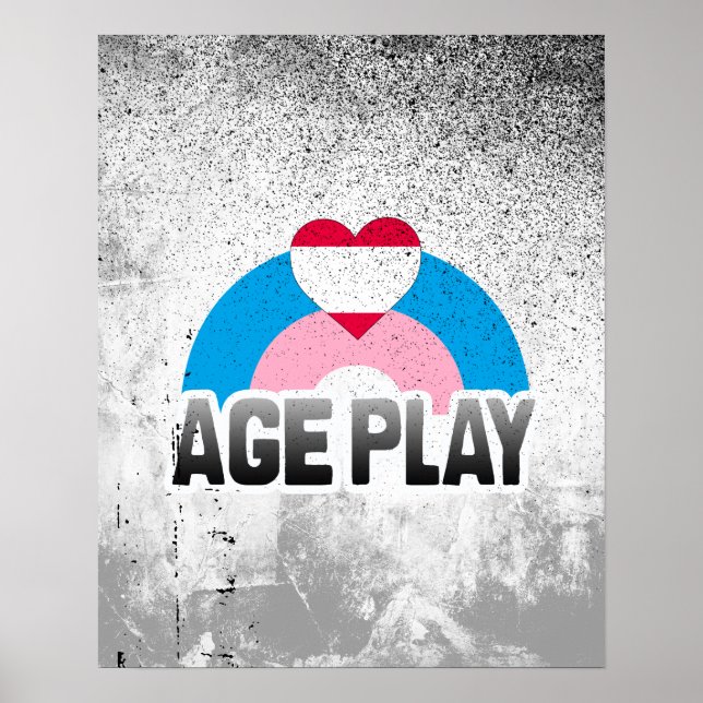 AGE PLAY RAINBOW POSTER (Front)