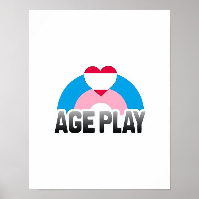 AGE PLAY RAINBOW POSTER (Front)