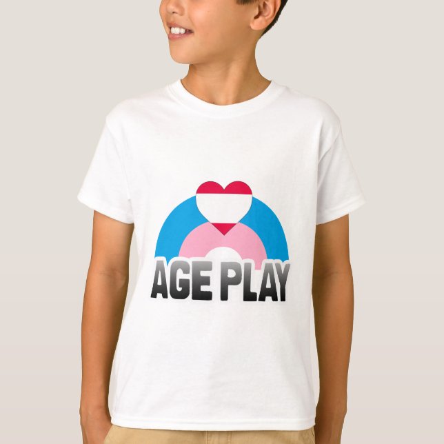 AGE PLAY RAINBOW T-Shirt (Front)