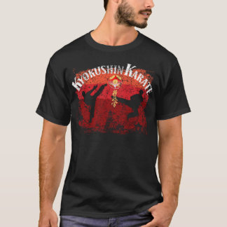 Age Worn Vintage Kyokushin Karate Dojo Sign, Retro T-Shirt