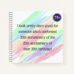 Aged 75 & over notebook