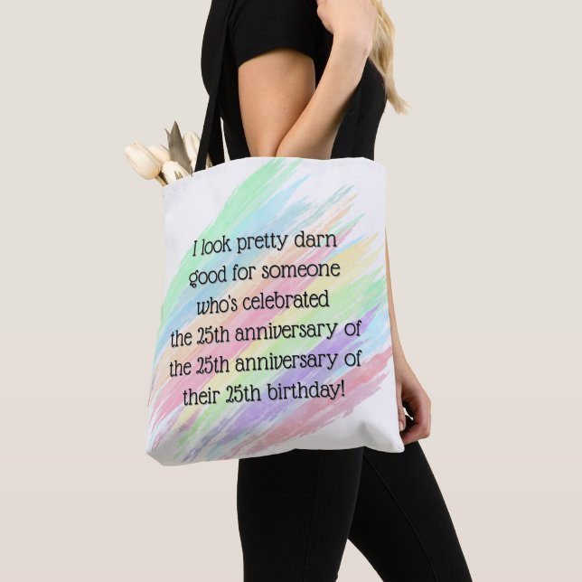 Aged 75 & over tote bag (Close Up)