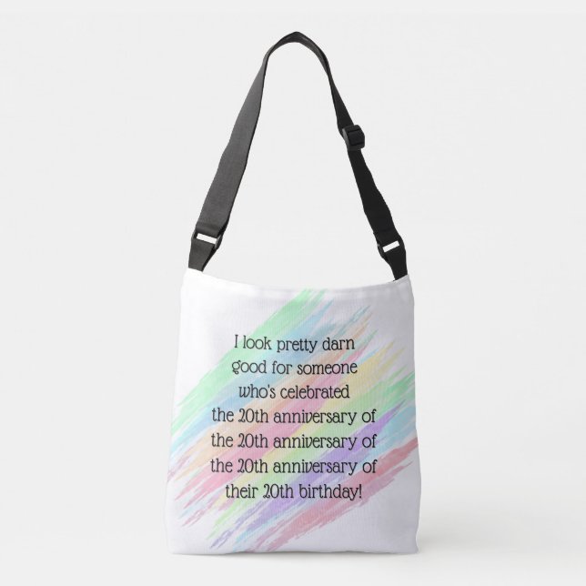 Aged 80 & over crossbody bag (Front)