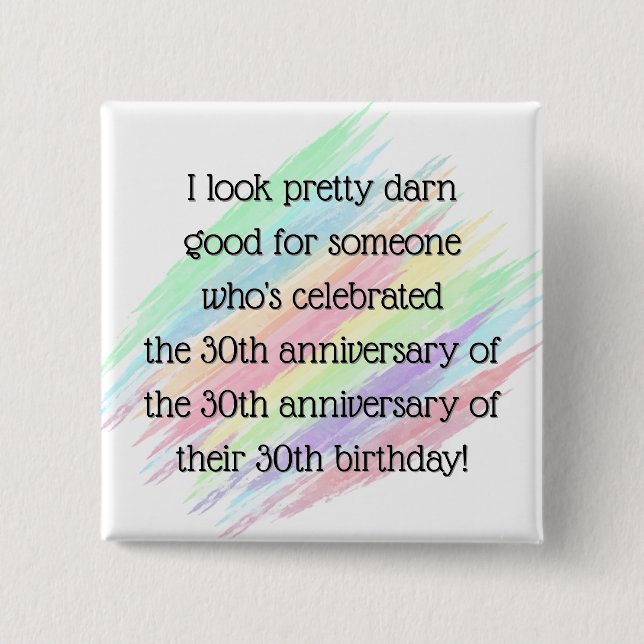 Aged 90 & over 15 cm square badge (Front)