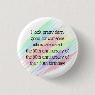 Aged 90 & over 3 cm round badge