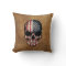 Aged and Worn American Flag Skull
