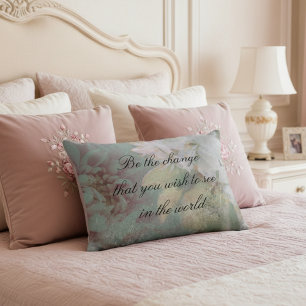 Aged Beauty in Bloom: Vintage Floral Melody Decorative Cushion