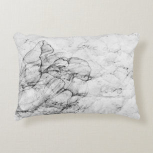 aged black and white postcard stylizationabstract, decorative cushion