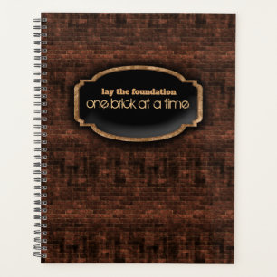 Aged Brick Wall Planner