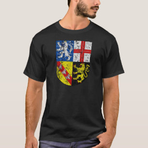 Aged Coat of Arms of Saarland T-Shirt