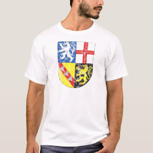 Aged Coat of Arms of Saarland T-Shirt
