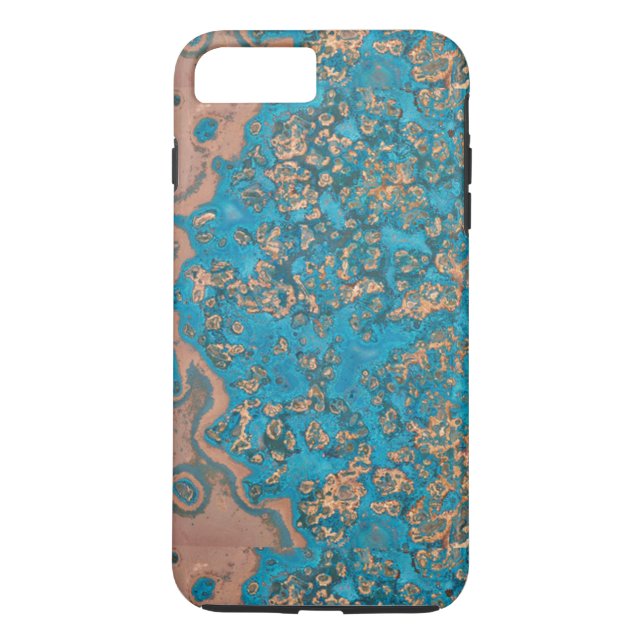Aged Copper Patina iPhone 7 Plus case (Back)