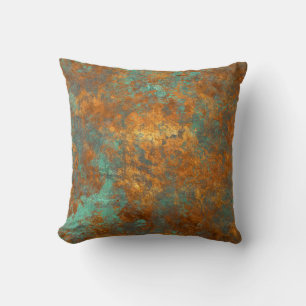 Aged Corrosion Gold Classic Style Pillow